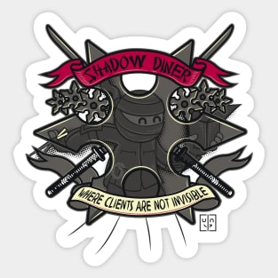 Shadow Diner Sticker